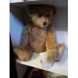 A large Deans Rag Book Company limited edition teddy bear 'Branigan' 89 of 300 in blonde mohair