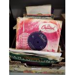 A collection of 45 singles to include Nat King Cole,