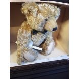 A boxed Steiff limited edition 273 of 2000 'Henderson 55' growler teddy bear in blonde mohair and