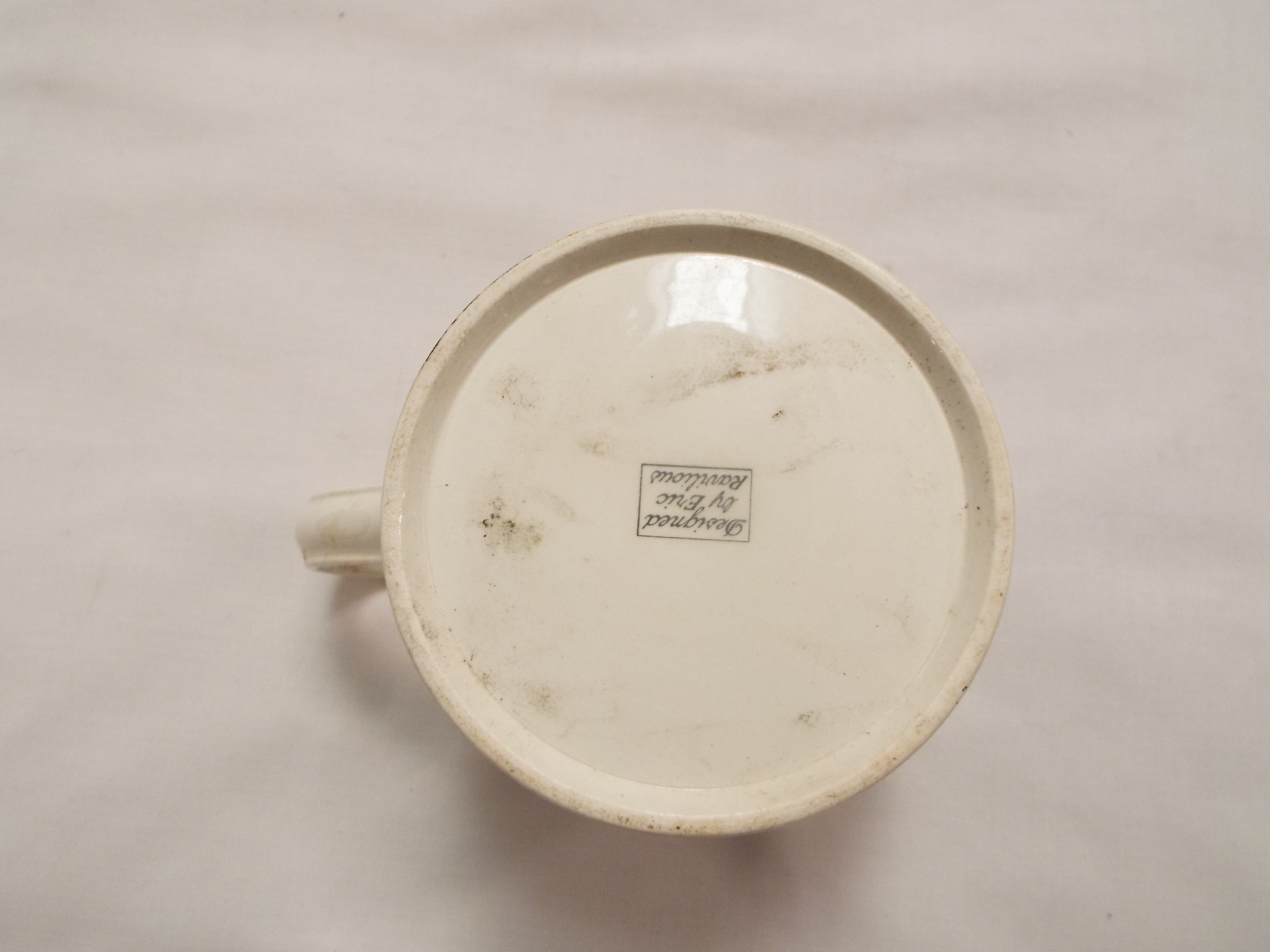 An antique 'God Speed the Plough' farmer's loving cup, lusterware dish, posy vase (possibly Minton), - Image 9 of 13