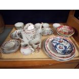 A mixed selection of Oriental tea-ware to include cups, saucers,