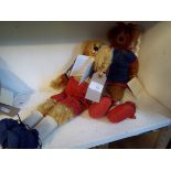 Two limited edition Deans Rag Book Company teddy bears 'John' 5 of 1500 and 'Janet' 93 of 1500 both