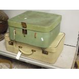 A retro suitcase and another