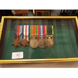 A group of WWII medals to include 39-45 Star, France and Germany star, Defence & Service medal,