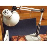 A 1970s anglepoise lamp