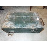 A WWII piece 60 ammunition box