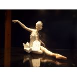 A Lladro figurine of a ballerina,