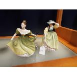 Two Royal Doulton figures;