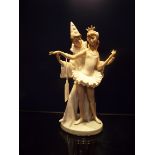 A Lladro figural group 'Carnival Couple',