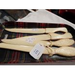 Two early ivory letter openers,