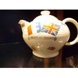 A 1940s Crown Ducal teapot,