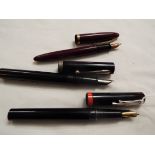 An Osmiroid 'Italic' fountain pen,