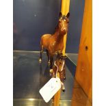 A Beswick New Forest pony and a Beswick foal