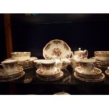 A Colclough dinner-ware to include cups, saucers, plates, sandwich plate, tea-pot,