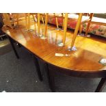 A George III mahogany dining table