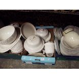 Three boxes of Habitat 'Fruit Garden' dinner-ware plus other similar ceramics