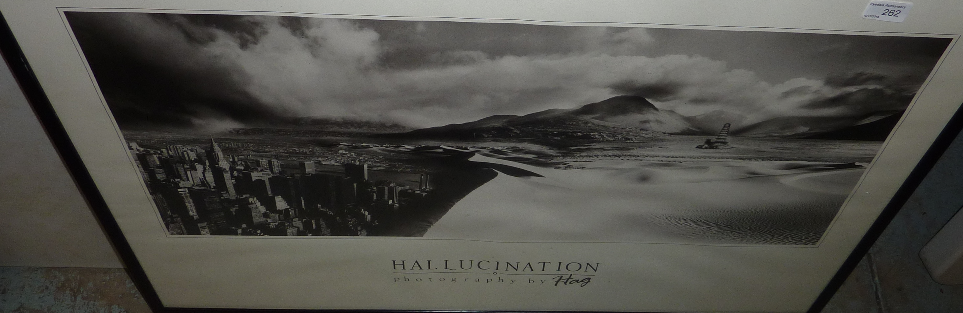 Framed photographic print entitled 'Hallucination Photography By Hag'