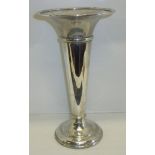 Extremely large Mappin & Webb 'Prince's Plate' silver plated vase with flared rim