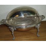 Large silver plated Walker & Hall No.