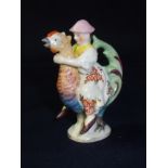 19th C Continental porcelain figure of a