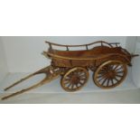 Superb quality hand crafted oak four wheel Monmouth cart