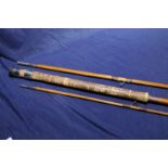 Anon. Shaw three piece split cane rod