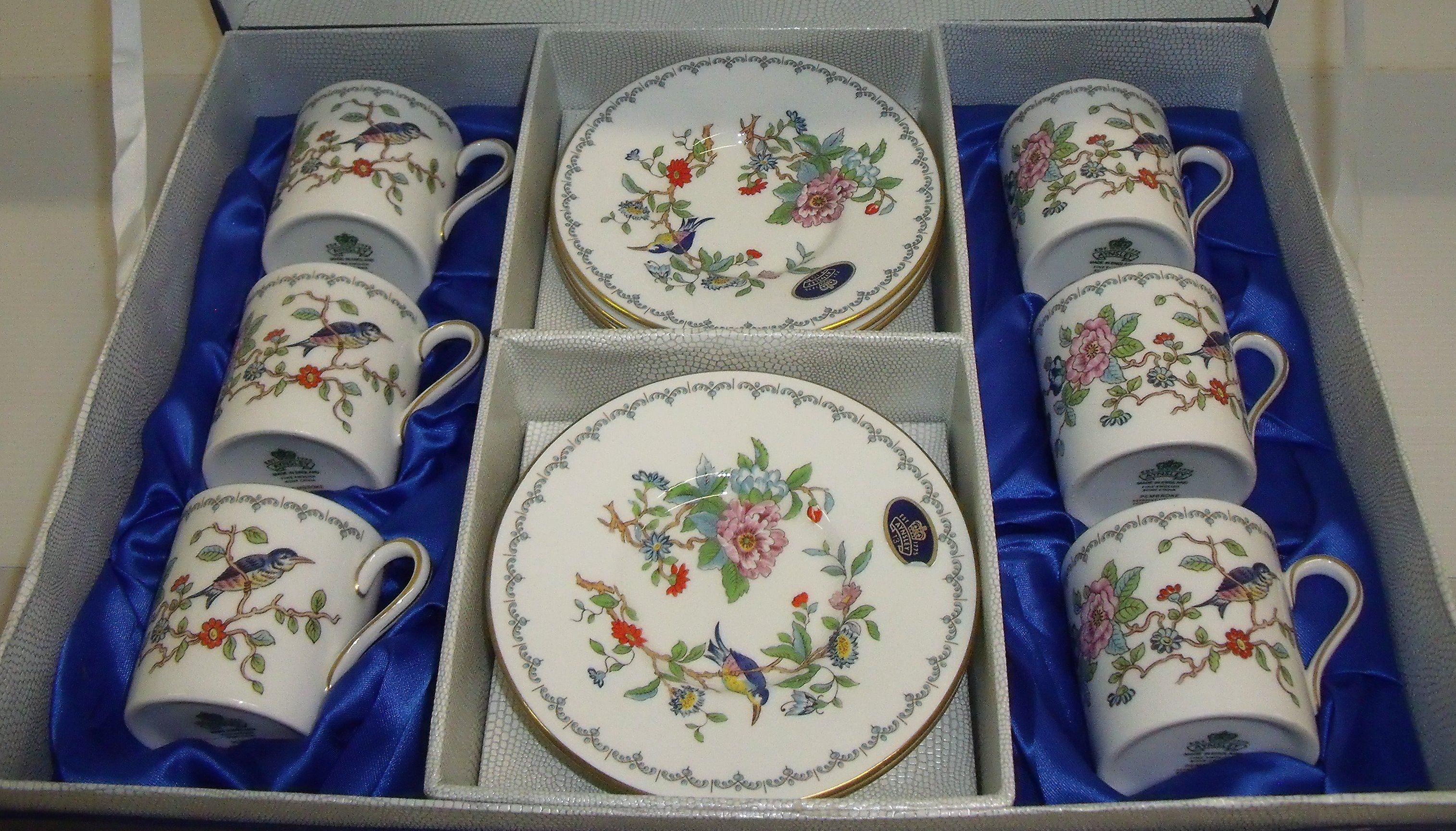 Aynsley Pembroke six piece coffee set in