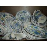 Large selection of Mason's Regency dinner service comprising nine dinner plates, eleven side plates,