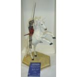 Lion The Witch And The Wardrobe limited Edition Chronicles Of Narnia Figures 'Peter On The Unicorn'