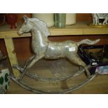 Small metal rocking horse