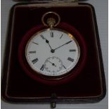 9 ct gold pocket watch 1906 Chester