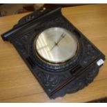 Wall hanging barometer with steel face a