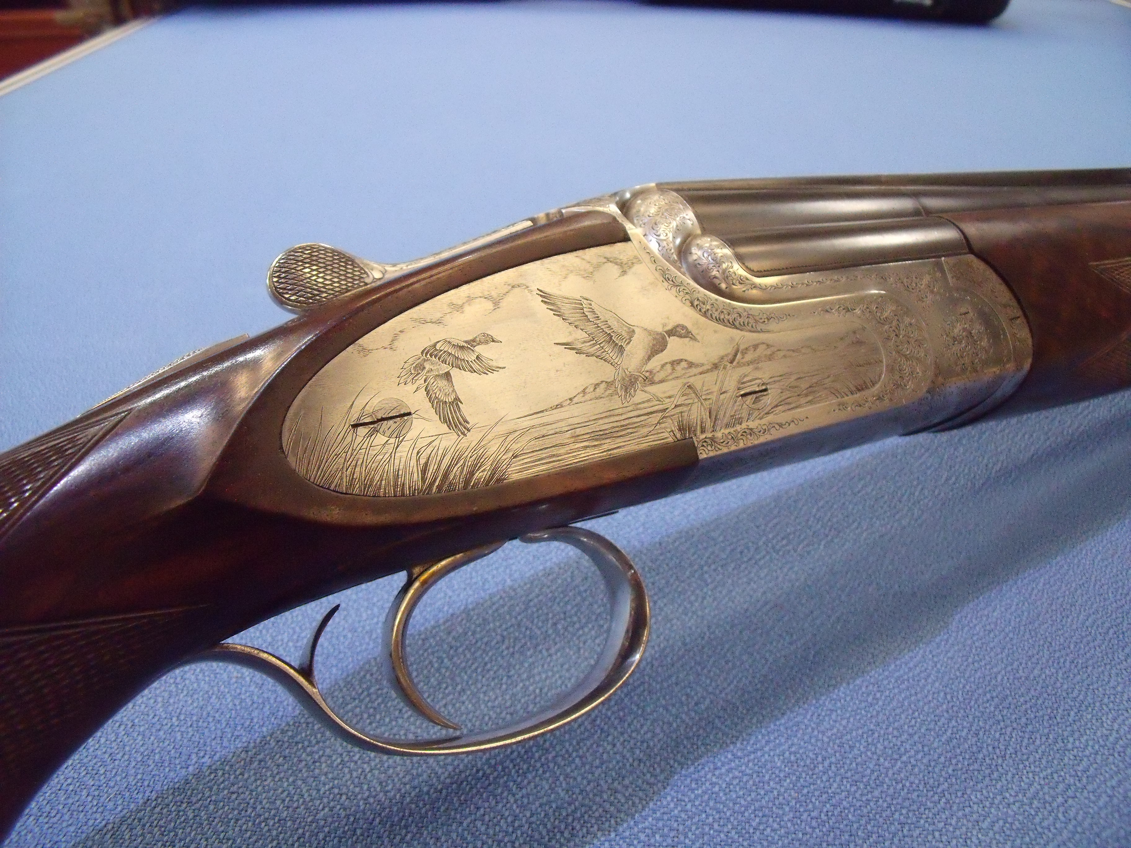 12 bore over & under Famars ML side lock ejector shotgun with pin less locks with elaborately - Image 2 of 4