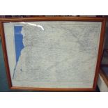 Large framed 1951 London Survey & Air Mi