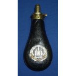 Dixon & Sons powder flask with japed met