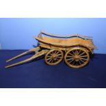 Superb quality hand crafted oak four wheel Monmouth cart