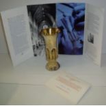 Limited edition silver gilt Ripon Cathedral goblet to commemorate the foundation of the diocese in