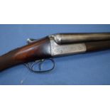 Charles Osborne 12 bore side by side box