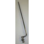 French model 1822 socket bayonet with 18