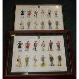 Two Green Howard prints, Corporals Throu