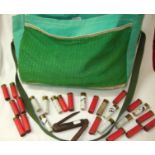 Game bag, small selection of cartridge c