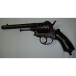 French Naval 12mm pin fire revolver Circ