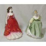 Two Royal Doulton figurines 'Special Occasion' HN4100 and 'Fair Lady' HN 2193