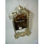 Art Nouveau style dressing table mirror (height 50cm)