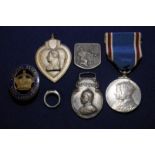 1937 Coronation Medal awarded to Sargent Wincey, other commemorative medals,