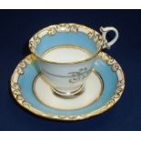 G Grainger Royal Porcelain Works Worcester 'Sole Manufacturer Of The Semi Porcelain Puce Ware' tea