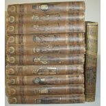 Ten volumes of 'Punch Library Of Humour' published by Arrangement With The Proprietors Of 'Punch'