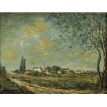 Property of a deceased estate - late 19th / early 20th century - IMPRESSIONIST LANDSCAPE WITH FIGURE