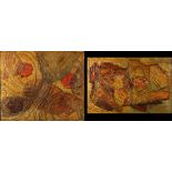 Property of a gentleman - Nina Hoscali (1898-1987) - 'COSMIC ELEMENTS' and another ABSTRACT - two