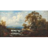 Property of a gentleman - Franz Ferdinand Hoepfner (German, late 19th century) - RIVER LANDSCAPE